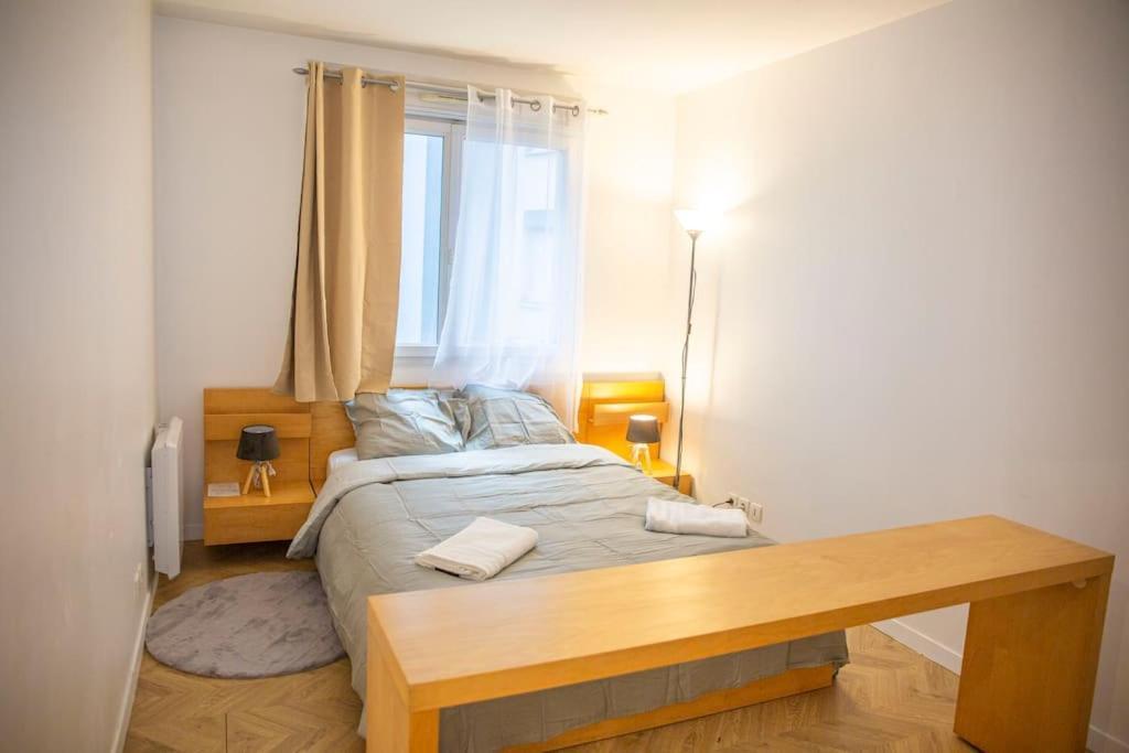 Grand 2 Pieces Balcon Parking Porte Paris Aubervilliers Esterno foto